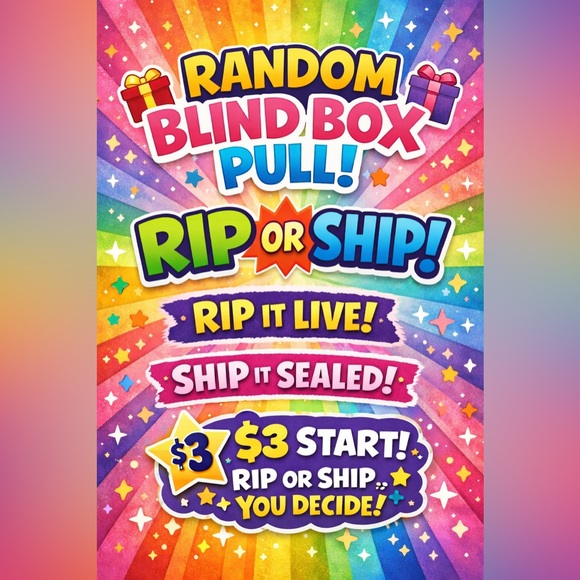 Baby Three Other - 1- $3 start Random Blind Box Pull’s ( during live show)